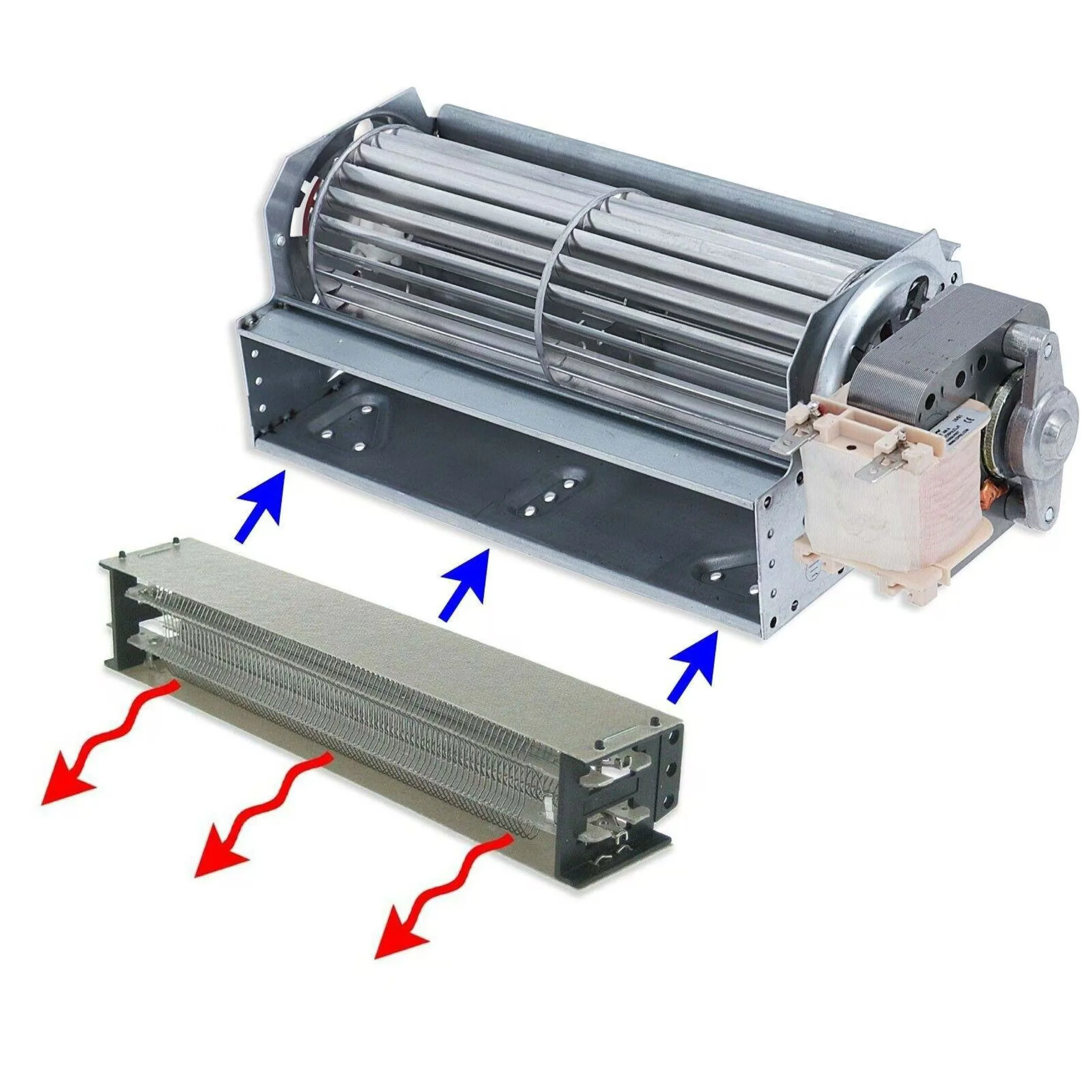 Cross Flow Fan, JEEK, 120V, 60mm, Aluminum - detail 6
