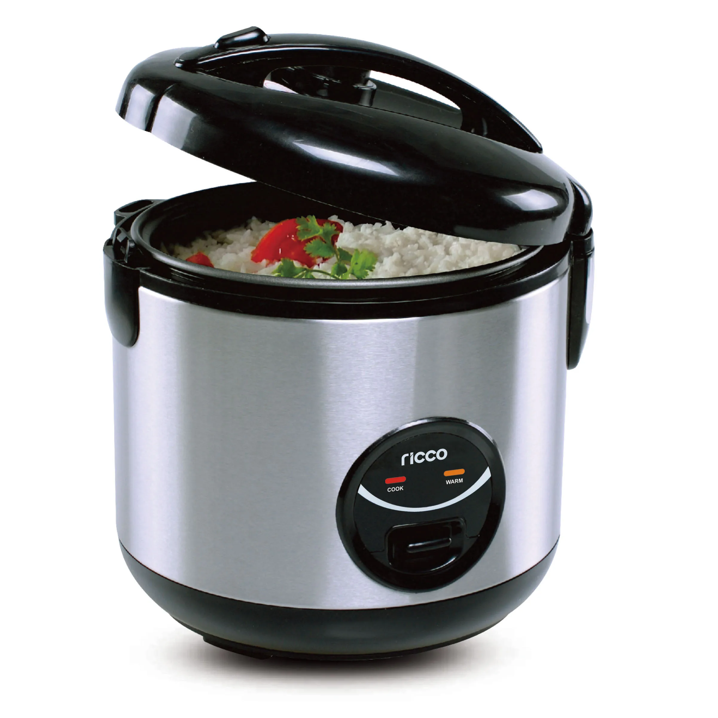 Rice Cooker Small 1-1.5 Cups Uncooked(3 Cups Cooked), Mini Rice 0.3L-White