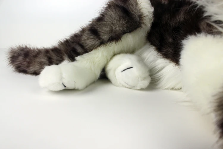 realistic cat plush toy