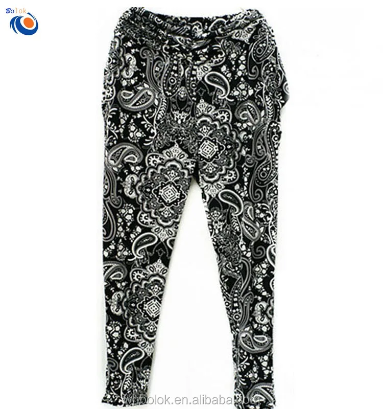 printed summer pants