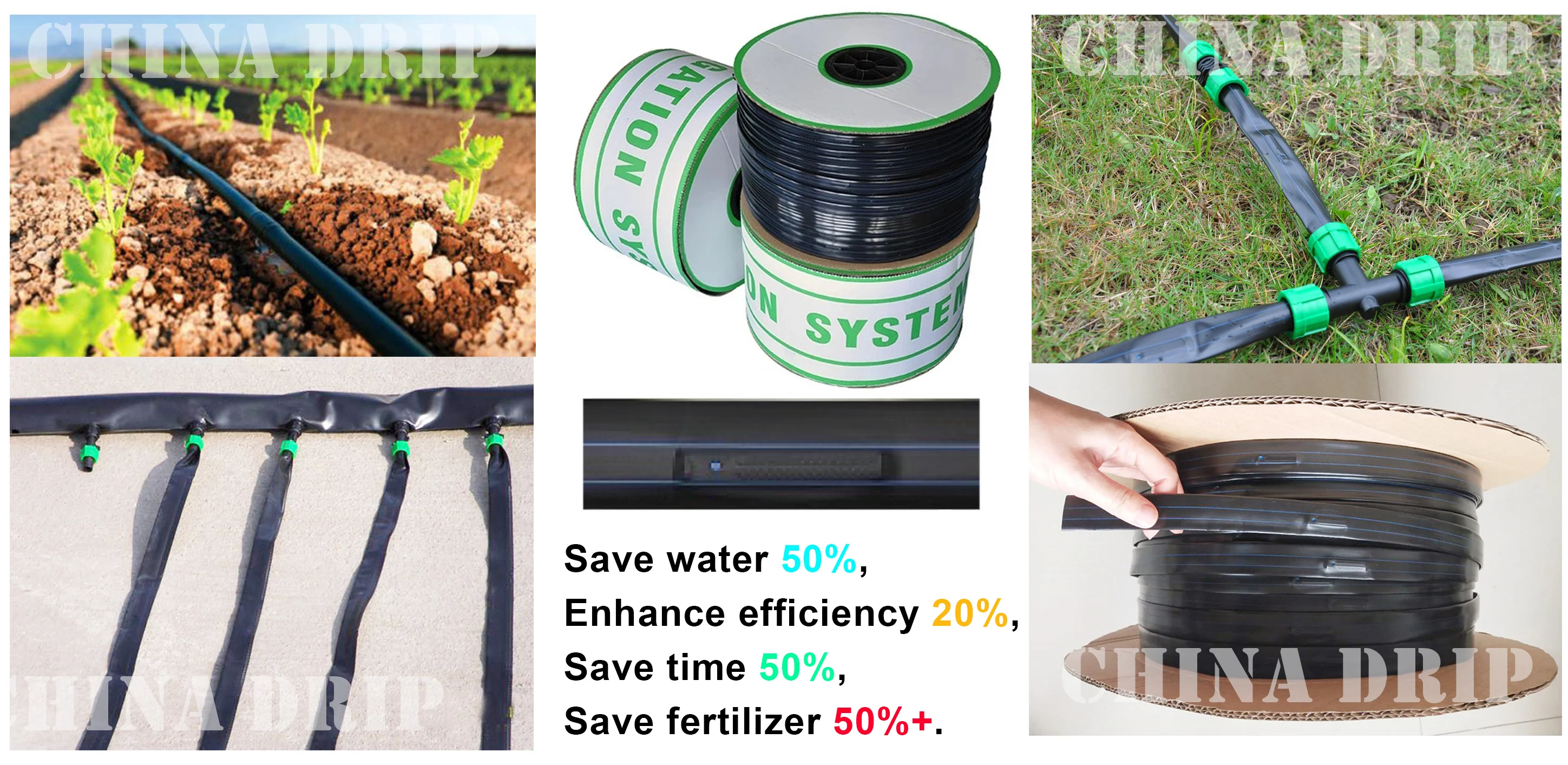 Drip Irrigation System Irrigation Drip Tape Drip Hose With Emitter