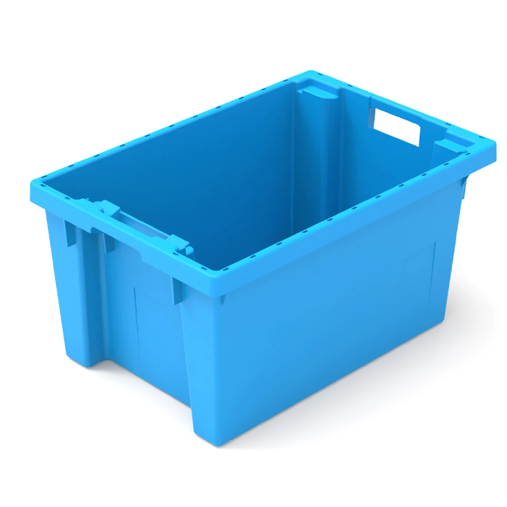 Wholesale Tote Crate Closed 600x400x300mm High Quality Plastic Crates