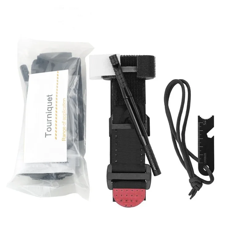 2022 New Multifunctional Tourniquet Combat With Fire Starter Outdoors