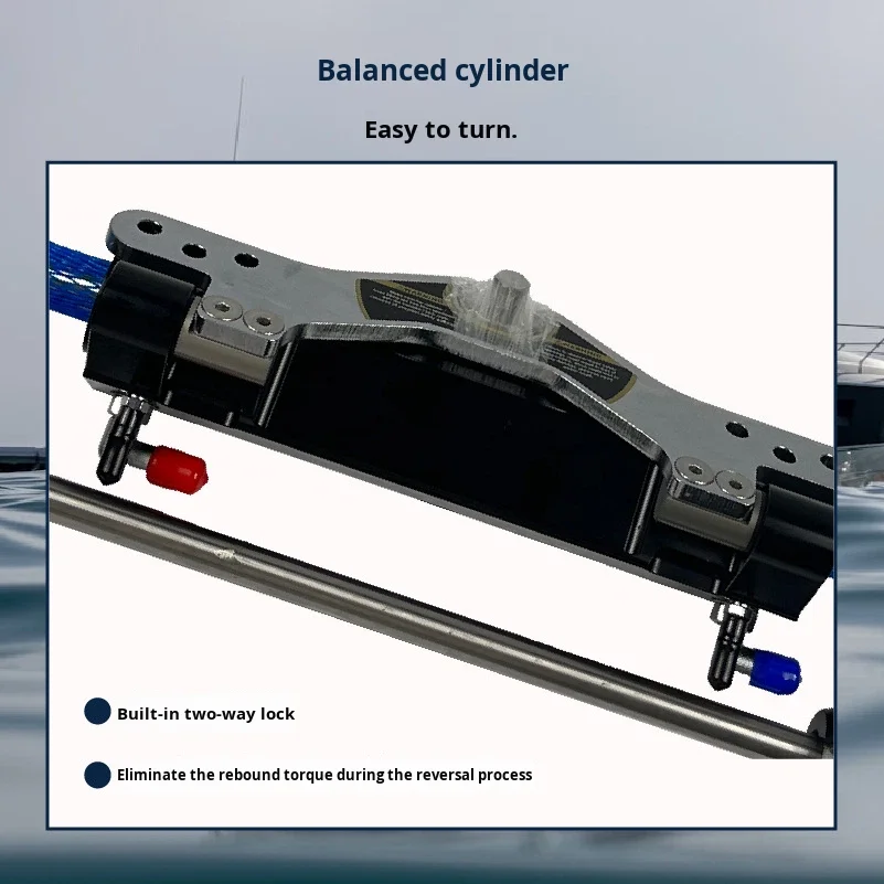Balance Weight Rudder Professional Manufacturer Yacht Hydraulic Rudder 700HP Steering ...