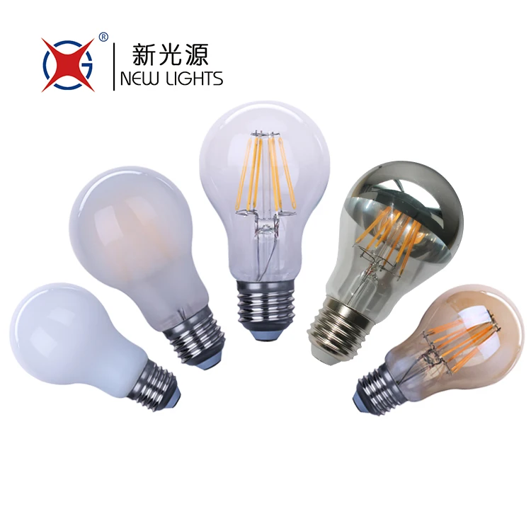 OEM Vintage Decoration 110V 220V Lamp 2W 4W 6W 8W C35 G45 T45 A60 G80 G95 G125 ST64 Dimmable led filament bulb