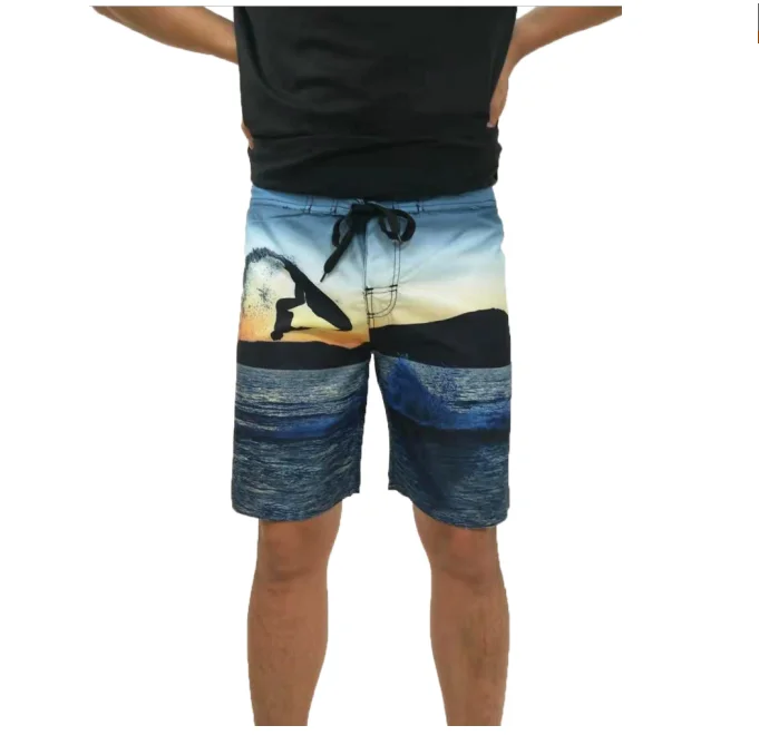 
Quanzhou factory OEM sublimation printing mens swimwear beach shorts board shorts 