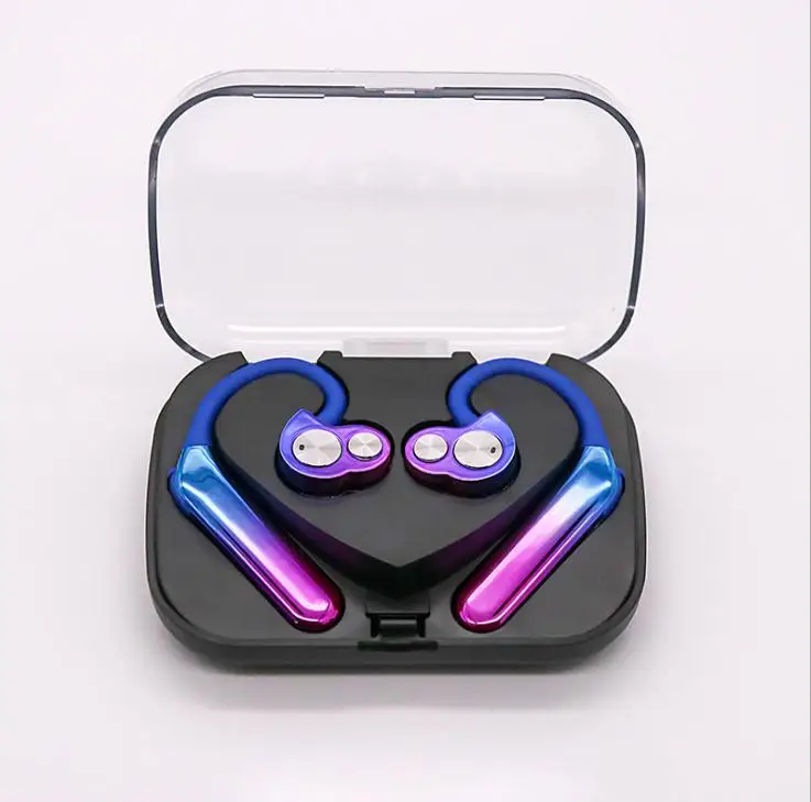 earphone mini true wireless earbuds SNR: -55dB blue earbuds IPX7 Waterproof custom wireless earbuds 18 Hours Long Play Time - ANKUX.COM