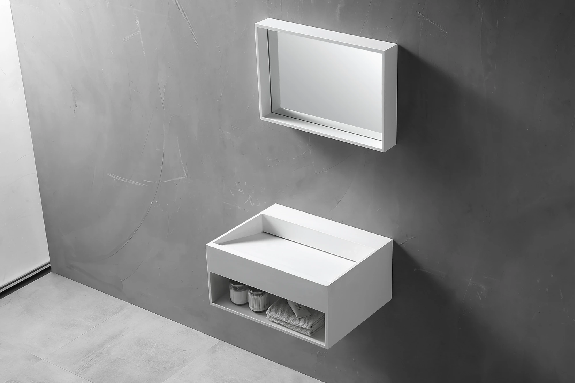 Artificial stone acrylic bathroom basin
