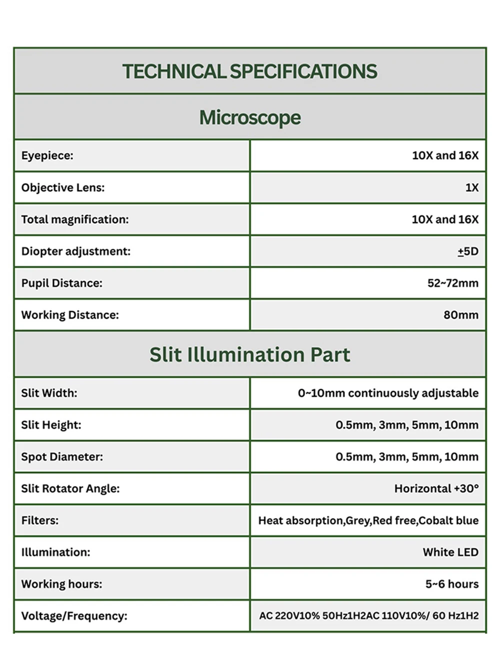 Wholesale HSL-3 Portable Handheld Binocular Slit Lamp Cost-effective Ophthalmology Equipment for Optical Shop & Eye Hospital
