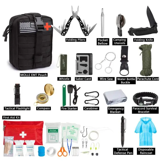 Sos Emergency Emergency Survival Kit,Professional Survival Gear Tool ...