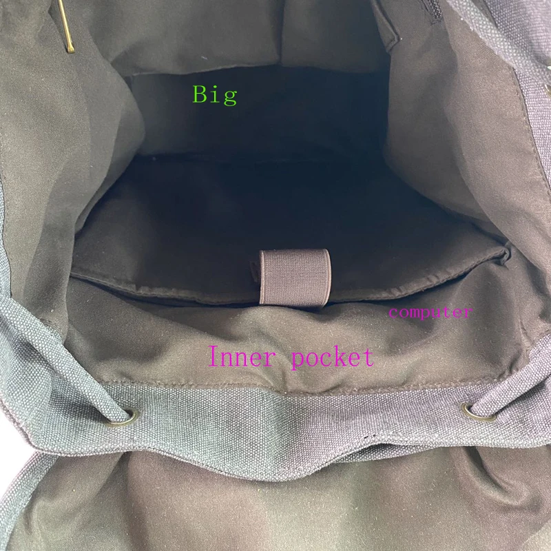 New fashion men's backpack vintage canvas backpack school bag men's travel bags large capacity travel laptop backpack bag