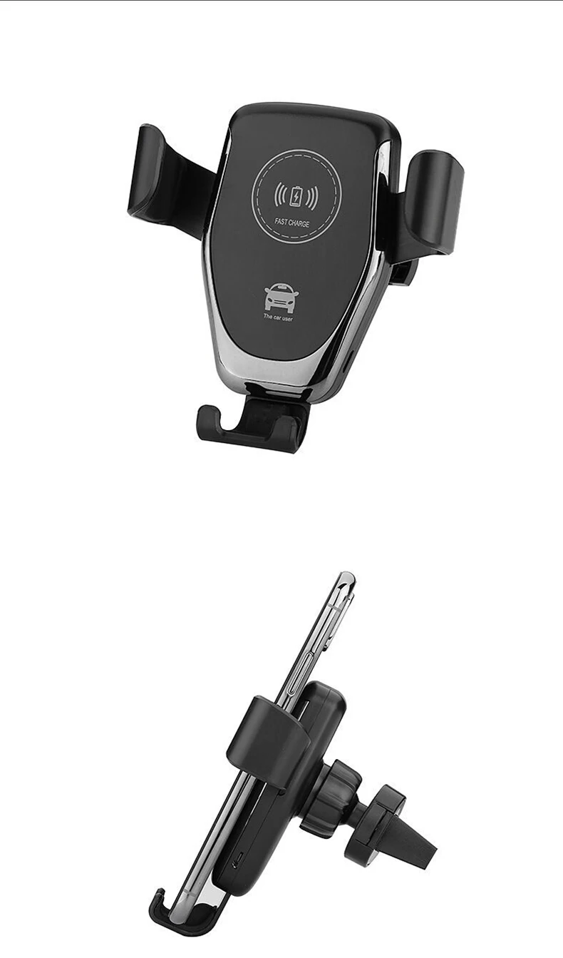 Car Charger 2020 New Car Auto Charging Automatic Clamping Dashboard Qc3.0 Adapter Amazon Top Seller Car Wireless Charger Holder