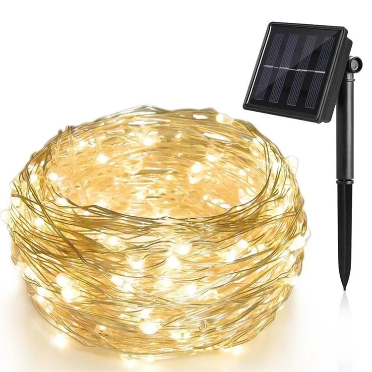 66 Feet 200 LED Outdoor Waterproof Copper Wire 8 Modes Fairy Lights for Garden,Christmas, Home, Wedding, Party Decoration