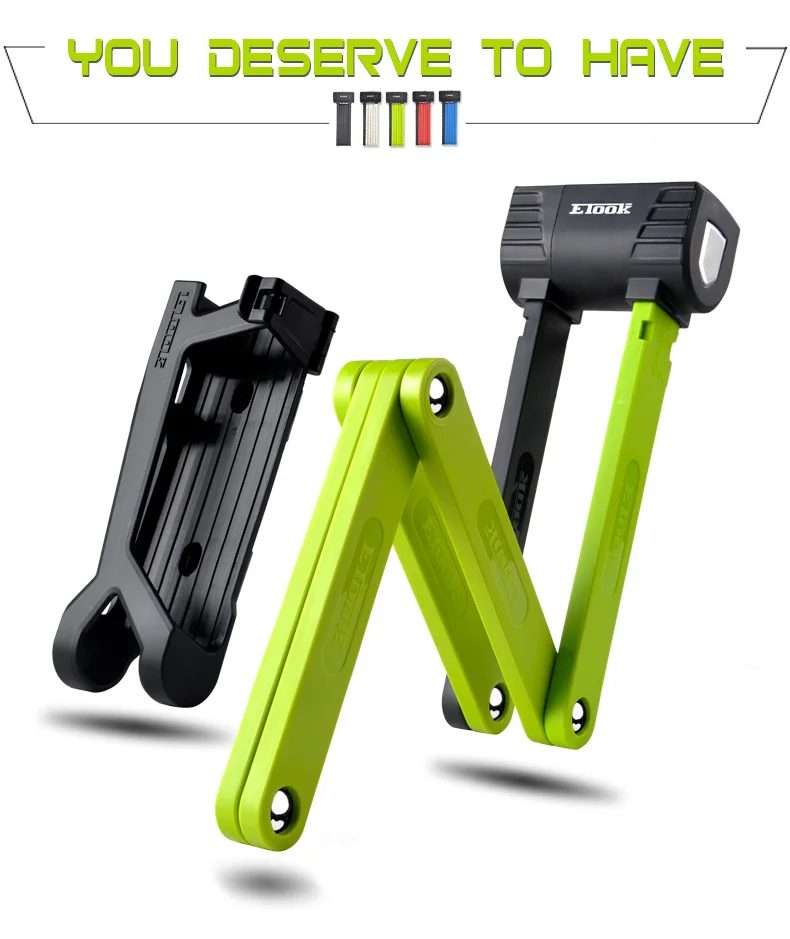 Etook Anti Theft Foldable Bike Lock Motor Cycling Locks Security