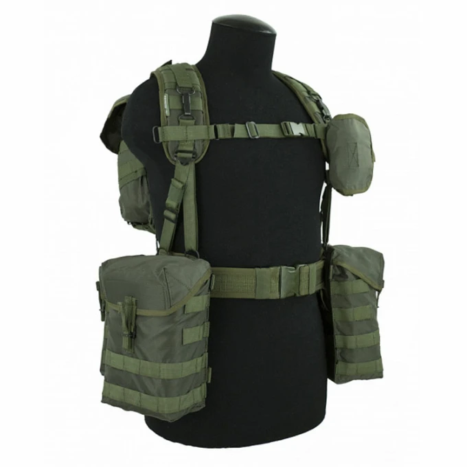 New Arrival Customized Harness Smersh PKM SSO OD green color Tactical Vest  Heavy Duty Chest rig