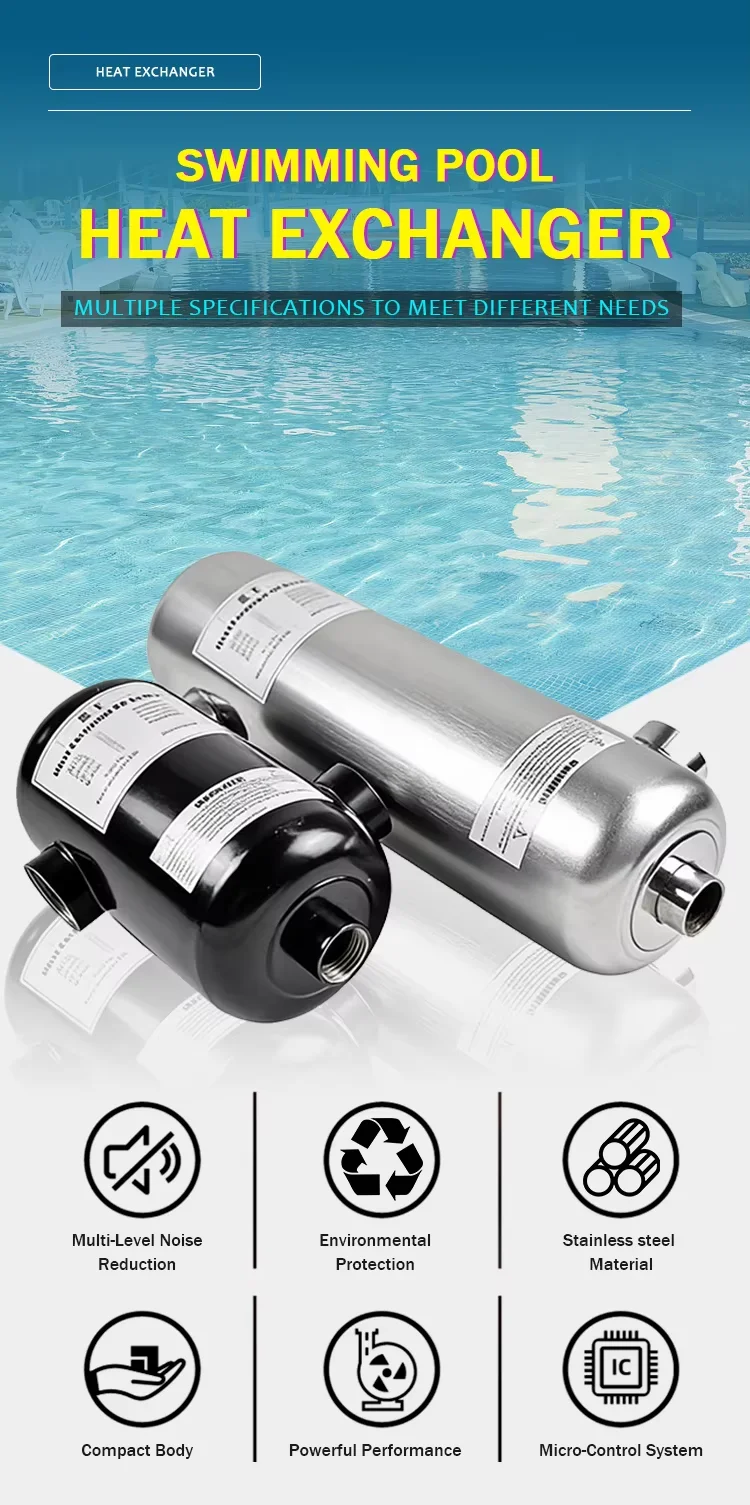 Swimming Pool Heat Pump, 40kW, 304, Stainless, Steel - detail 2