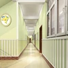 COOWIN Easy Installation Rococo Style Pvc Wood Interior Cladding Wall