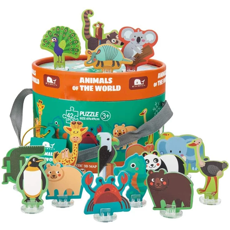 Jigsaw Puzzles for Kids Age 5+ Teens Animals Educational Learning Toys for Children Mideer Animals Puzzle 150 Pieces Floor Puzzles Boys and Girls