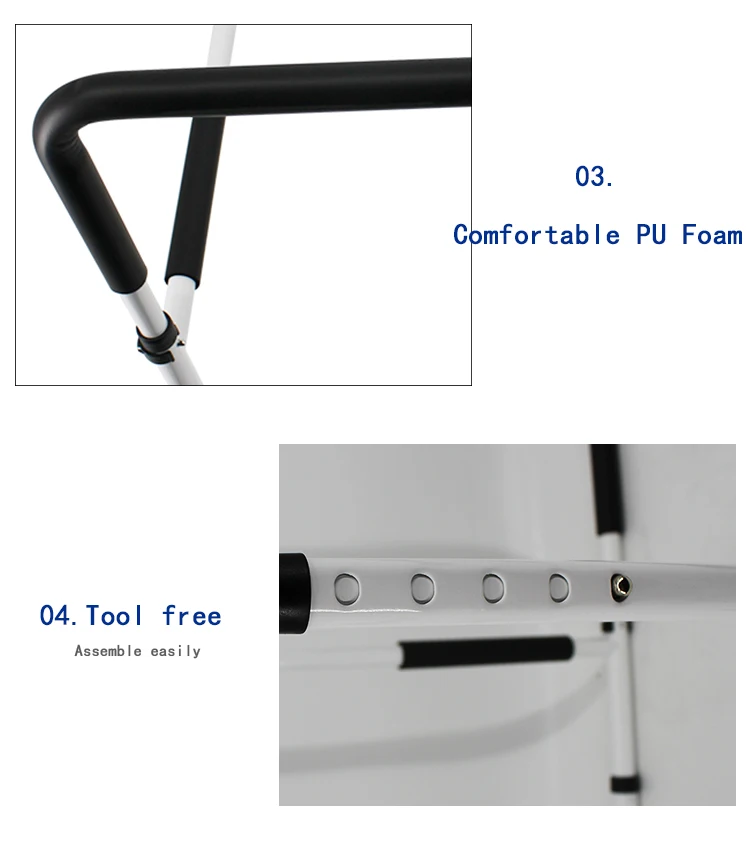 Adjustable Height Home Bed Assist Handle Bed Rail With Legs Bedside