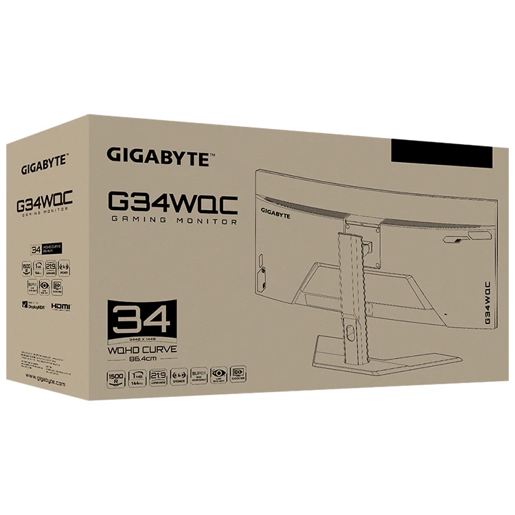 gigabyte g34wqc-a/m34wq 34 inch 4k 144hz| Alibaba.com