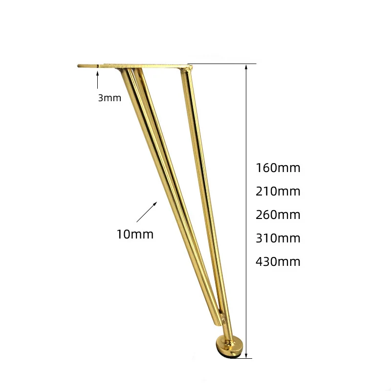 Contemporary metal legs for furniture steel legs for table chair tv bench SL-179
