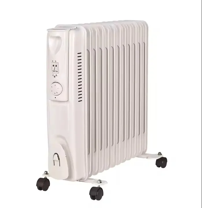 Freestanding Ptc Oil-filled Radiator, Portable, 1500 W, Metal - detail 4