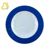Pure Edge Color Food Warming Plastic Charger Plate Dish Set