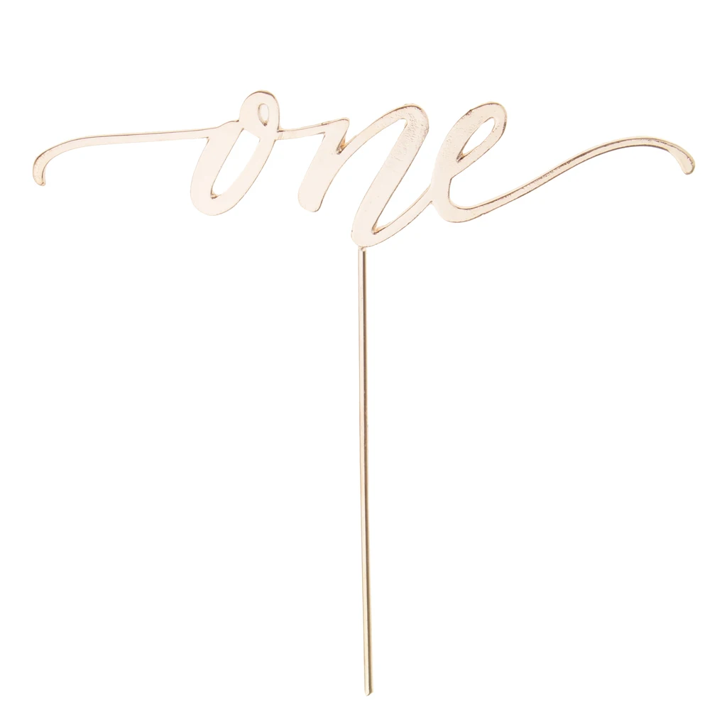 Geburtstag Jahrestag Cake Topper Decor Golden Crystal ONE Cake Topper 1 Geburtstag Jahrestag Cake Topper Decor Golden Crystal ONE Cake Topper 1