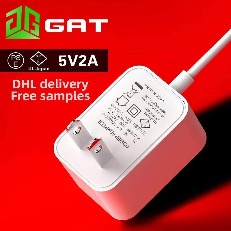 
5v 2a PSE certified power adapter Japan standards JP high quality universal firebull power strip certificate wall plug 