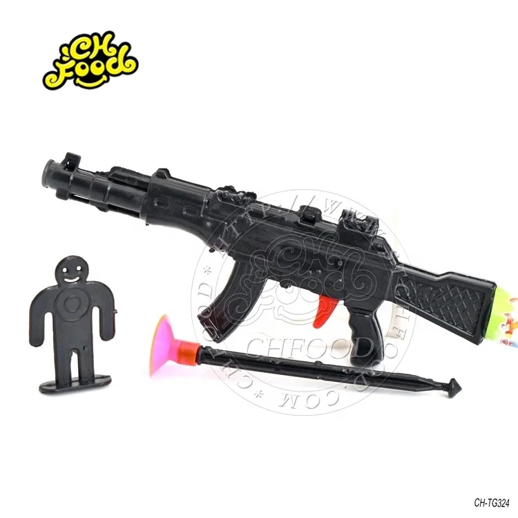 Hot Selling Funny Shooting Game Gun Toy Candy