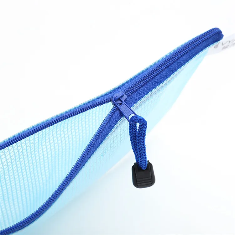 colorful mesh zipper bag