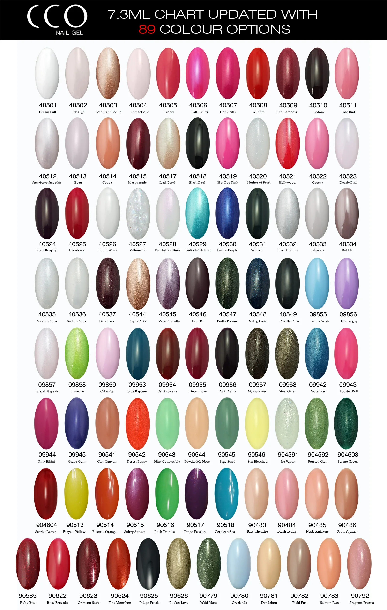 CCO Factory Colors 7.3ml Wholesale China Wholesale Custom logo Gel ...