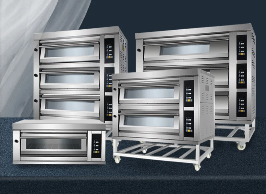 Single Deck Table Top Small Propane Lpg Burner Gas Pizza Oven Baking