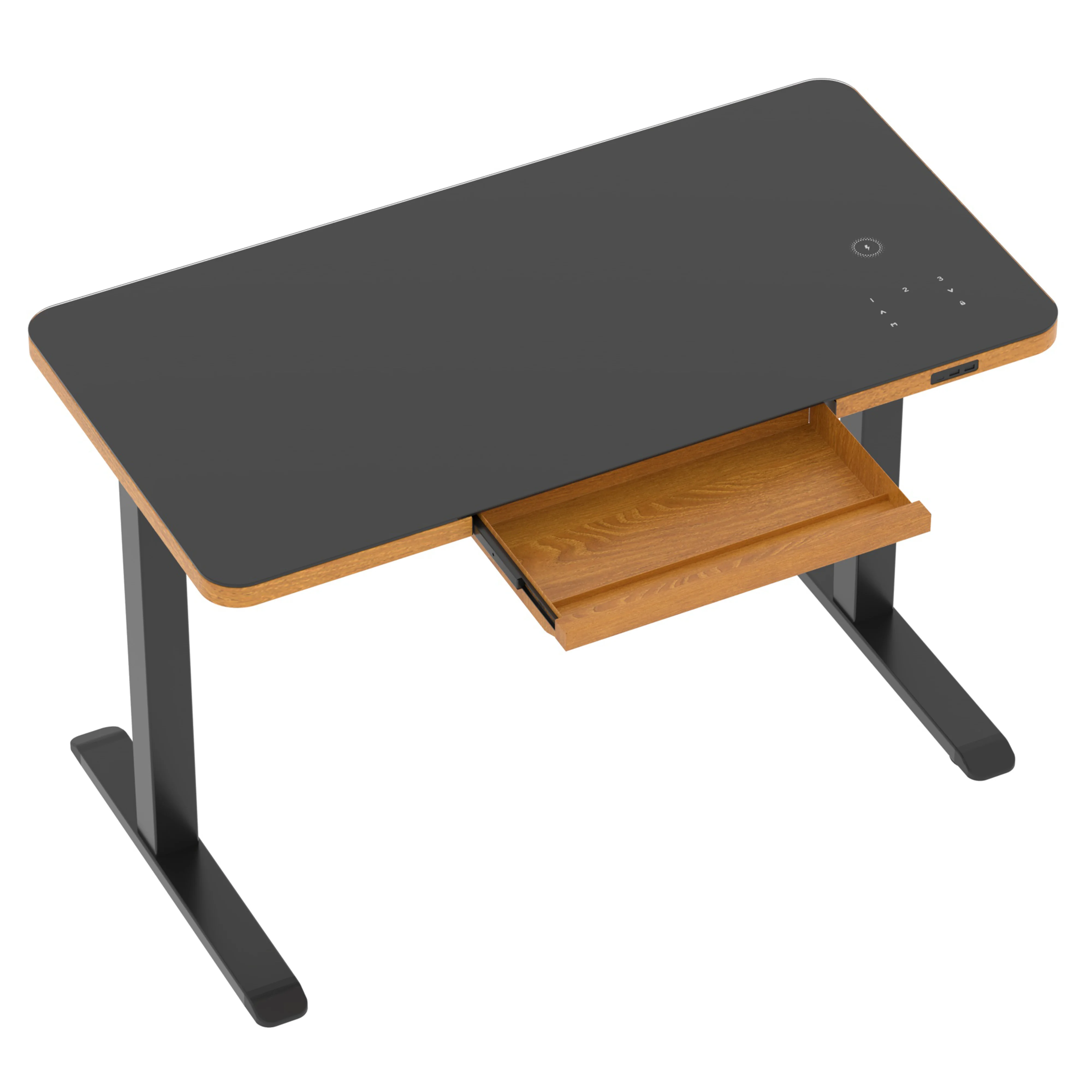 Sit To Stand Desk Electric Stand Up Desk Adjustable Electric Lifting Column Computer Desk Office