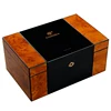 COHIBA Luxury High Gloss Large Capacity Wooden Cigar Box