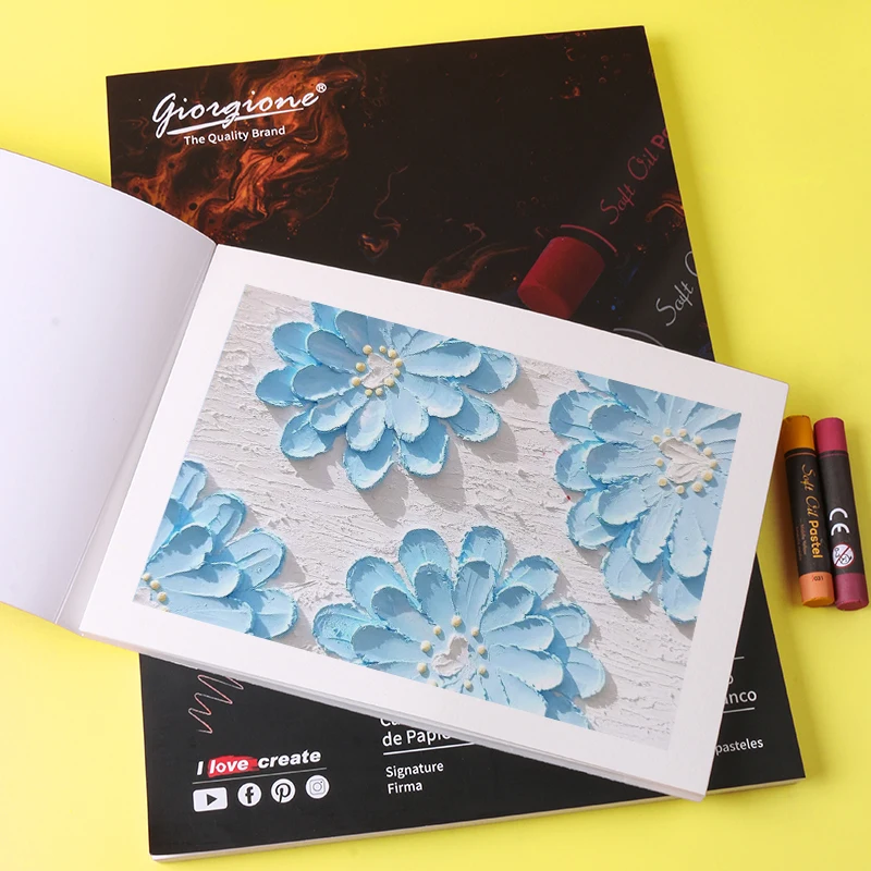 High Quality 200gsm A4 Art Paper Wholesale Black Oil Pastel