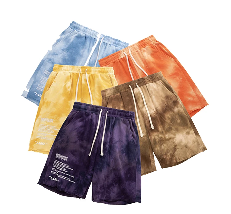 High Quality Men's Knee Length Shorts Wholesale Cotton Mens Casual Shorts  Loose Tie Dye Sports Men Shorts - Buy Custom Men Shorts Shorts For Men  Basketball Shorts Biker Shorts,Tie Dye Mens Short