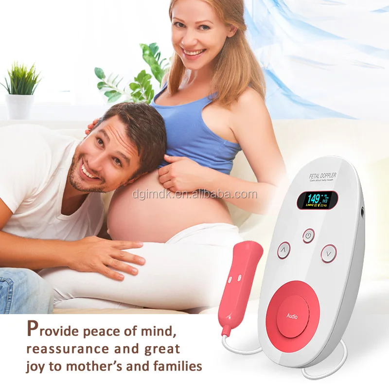 Wholesale Cheap Portable Pocket Fetal Doppler Baby Heart Rate Fetal