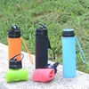 New Design Space Saving Foldable Collapsible Silicone Sports Water Bottle
