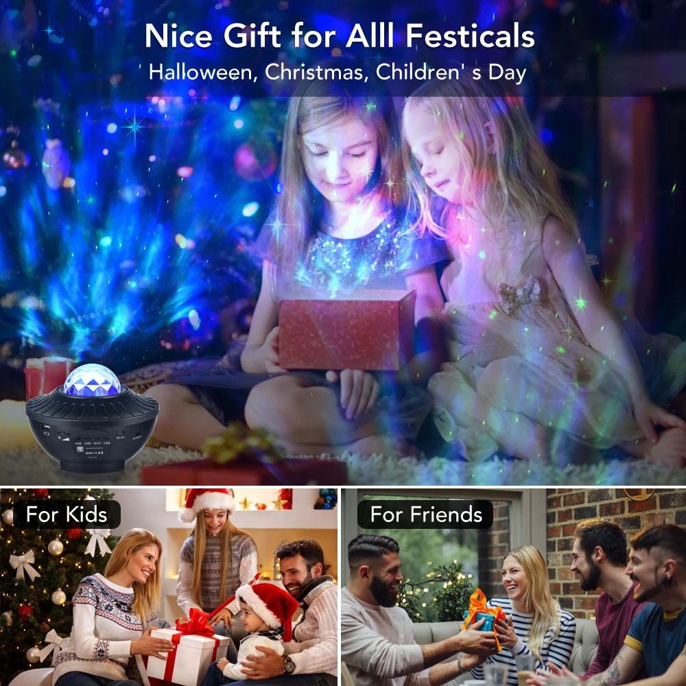 21 Lighting Modes party baby  kids  outdoor room space smart starry led galaxy christmas sky laser night light Star Projector.jpg