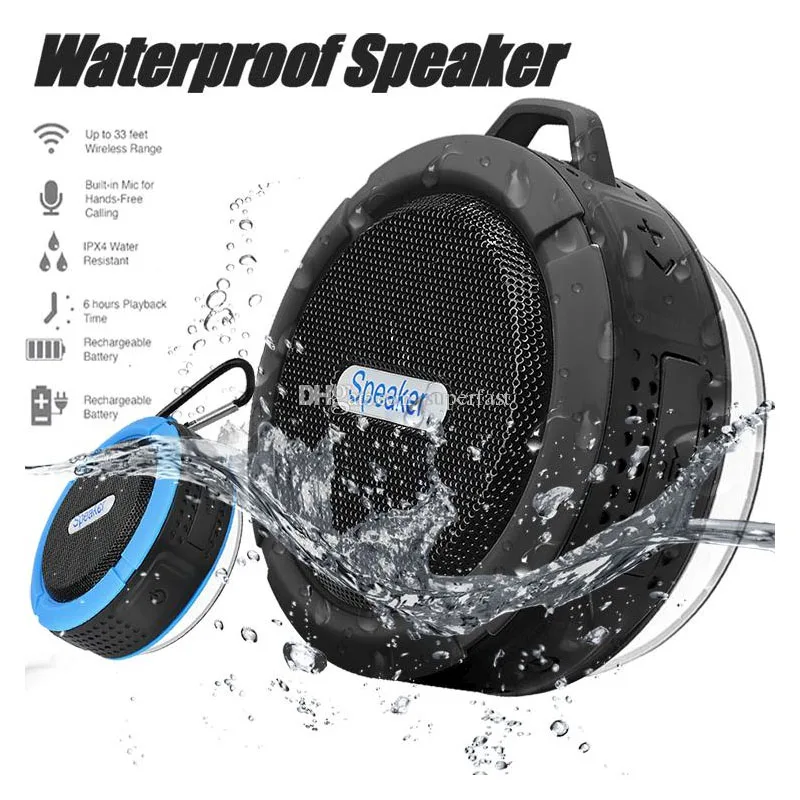 China Factory Direct Sale Portable Wireless Mini C6 Waterproof Bluetooth Speaker wireless speakers radio small speakers - ANKUX.COM