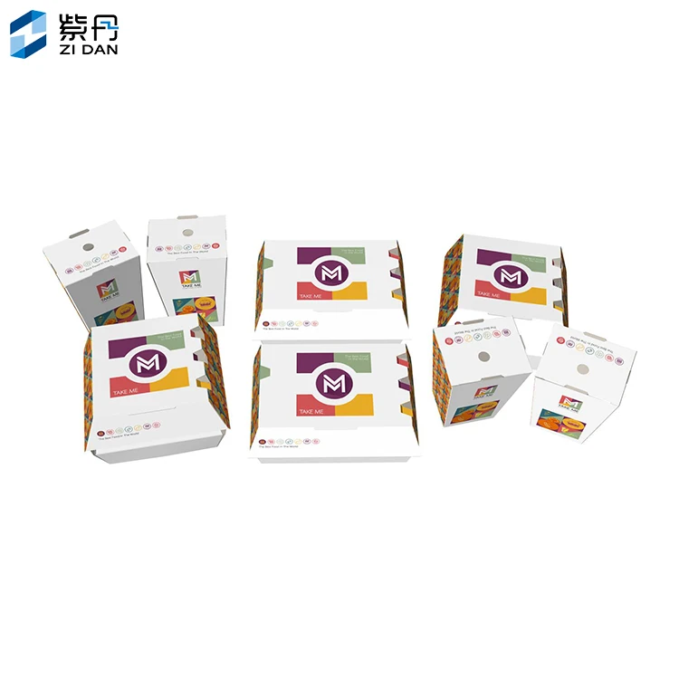 Delivery Paper Hot Food Packing Box - Buy Delivery Food Packing,Paper ...