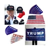 High Quality Different Kinds National Trump Hand Car Flags and Banenrs Caps
