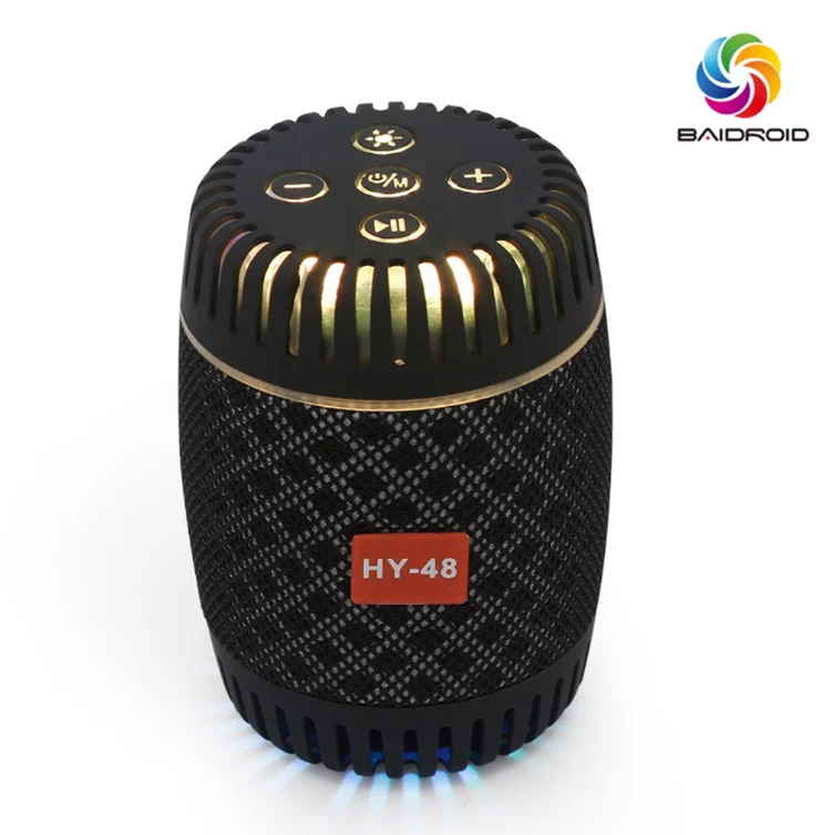 HY-48 Bluetooth Speaker 5W Heavy Bass Column Subwoofer Portable Wireless Loudspeaker Stereo Waterproof with Power Bank - ANKUX.COM