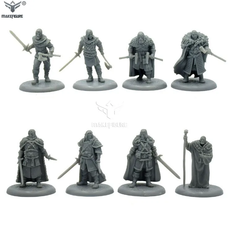 1 48 Scale Detail Board Game Figurines,Gray Color Custom Mini Pvc Figurine Sets,23cm