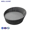 Waterproof Outdoor Day Bed Wicker Rattan Garden Furniture Sun Bed Lounger Cane Outdoor Chaise Lounger