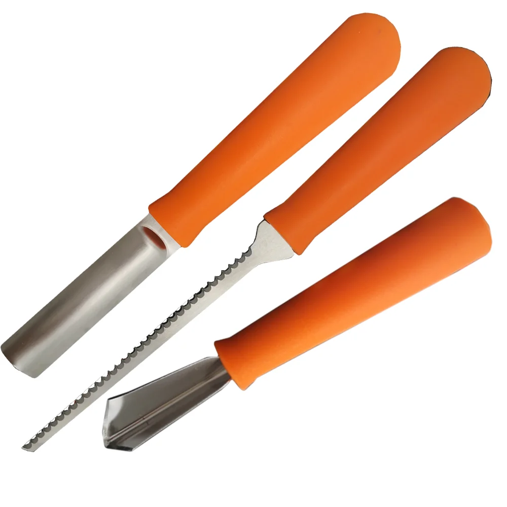 Stainless Steel Knife Blade Halloween Pumpkin Carving Knife - Buy Drill ...