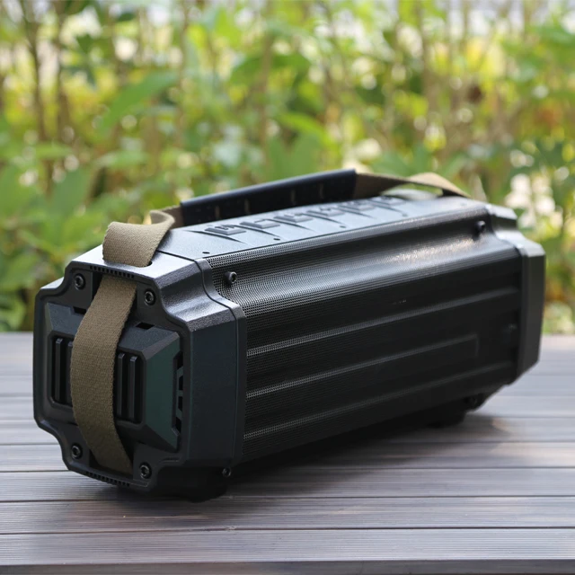 Stereo round metal wireless portable mini bluetooth speaker outdoor - ANKUX.COM