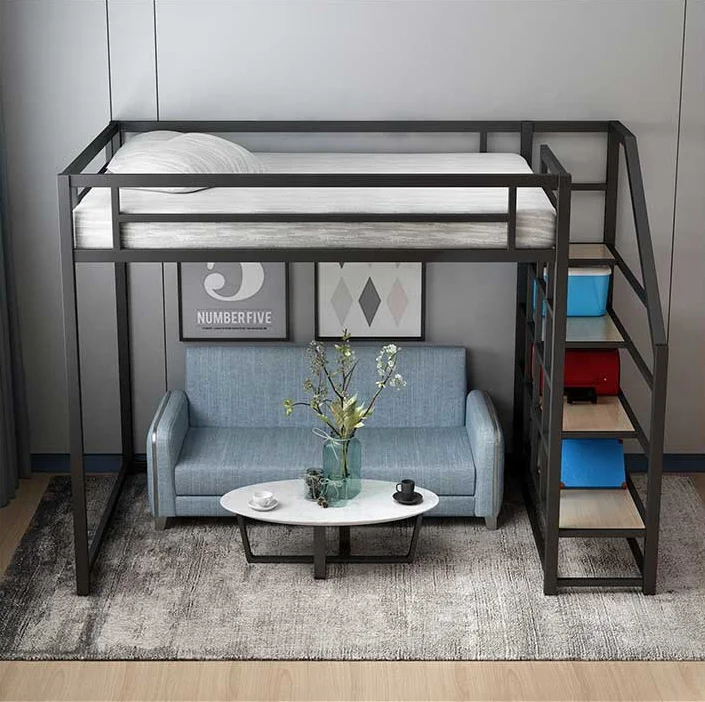 Jzd Loft Bunk Bed Wood Metal Bunk Bed School Hotel Home Furniture New Design Double Beds Buy