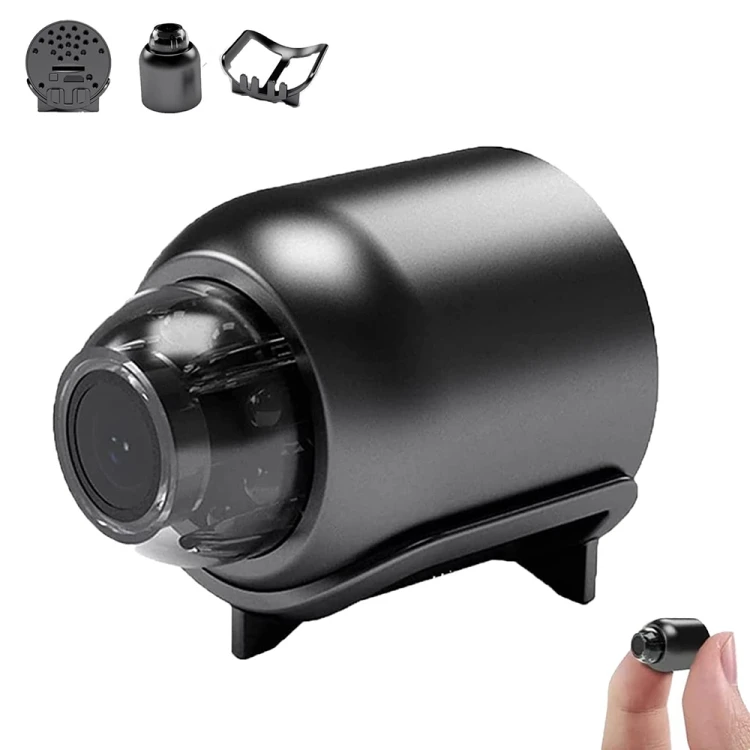 Side-by-side comparison of 1080p mini spy camera disguised as USB charger and one hidden inside a power strip